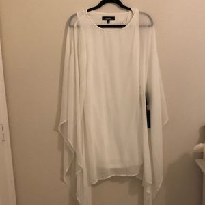 Lulus White Goddess Dress long sleeve